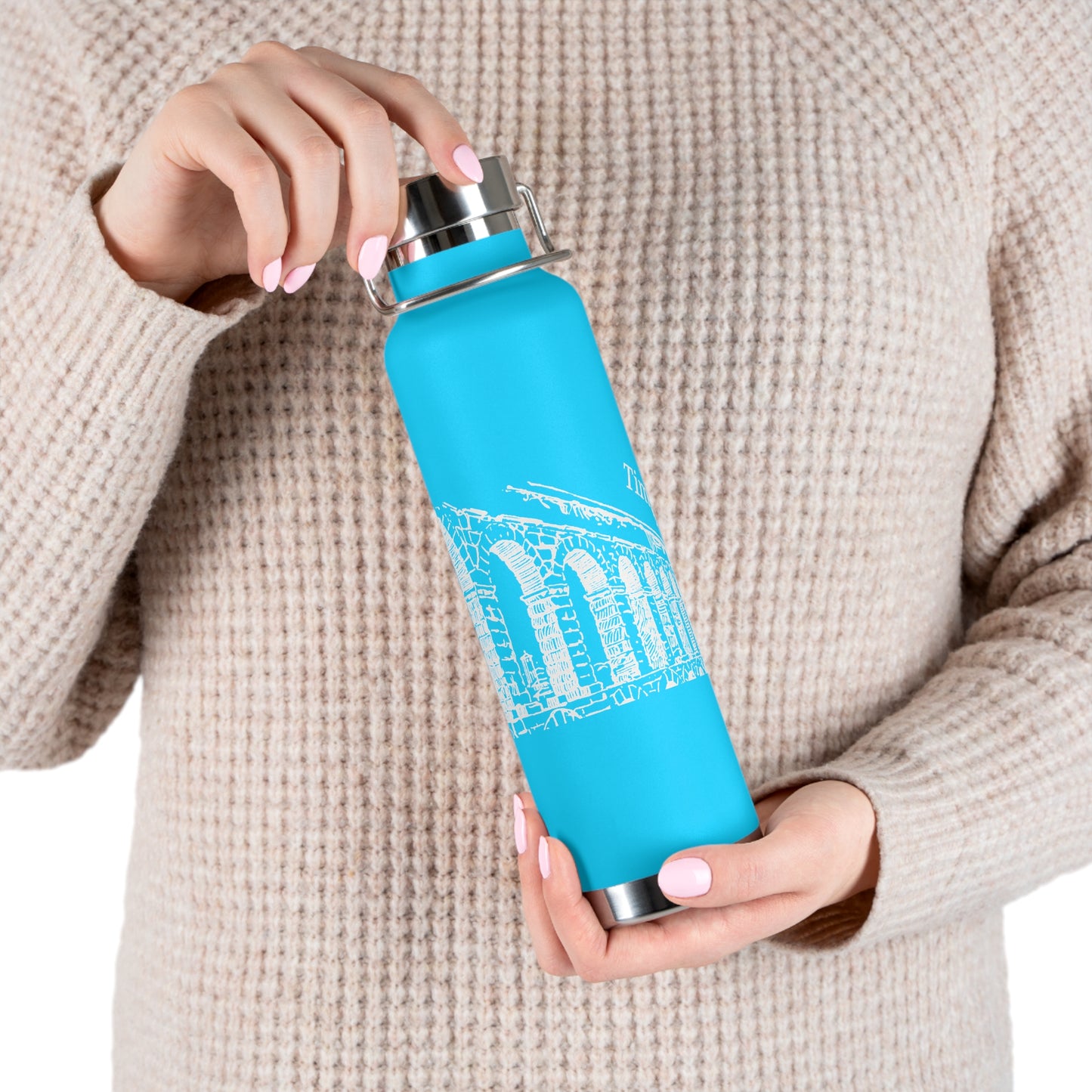 Timeless City Lines Stainless Steel Insulated Water Bottle – Travel-Friendly, Leakproof, Double-Wall Design