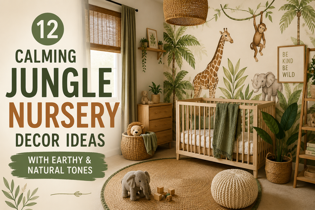 12 Calming Jungle Nursery Decor Ideas With Earthy & Natural Tones