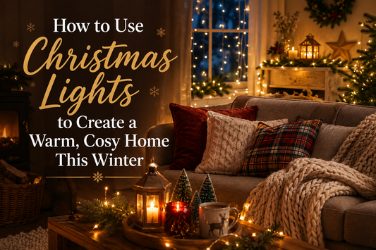 How to Use Christmas Lights to Create a Warm, Cosy Home This Winter