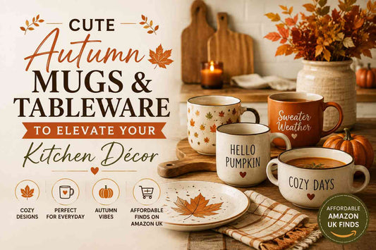 Cute Autumn Mugs & Tableware to Elevate Your Kitchen Décor