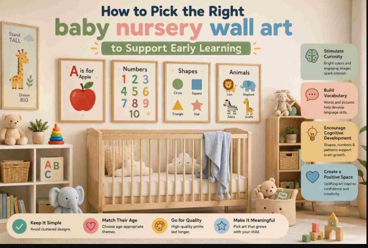 How to Pick the Right baby nursery wall art to Support Early Learning
