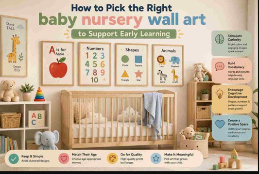 How to Pick the Right baby nursery wall art to Support Early Learning