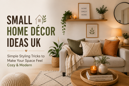 Small Home Décor Ideas UK: Simple Styling Tricks to Make Your Space Feel Cozy & Modern