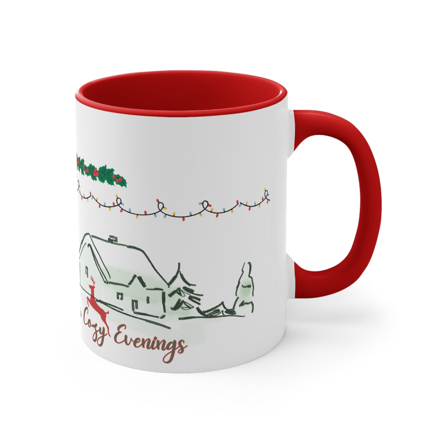 Cozy Winter Village Mug – Festive Holiday Coffee Cup for Warm Evenings & Christmas Gifting