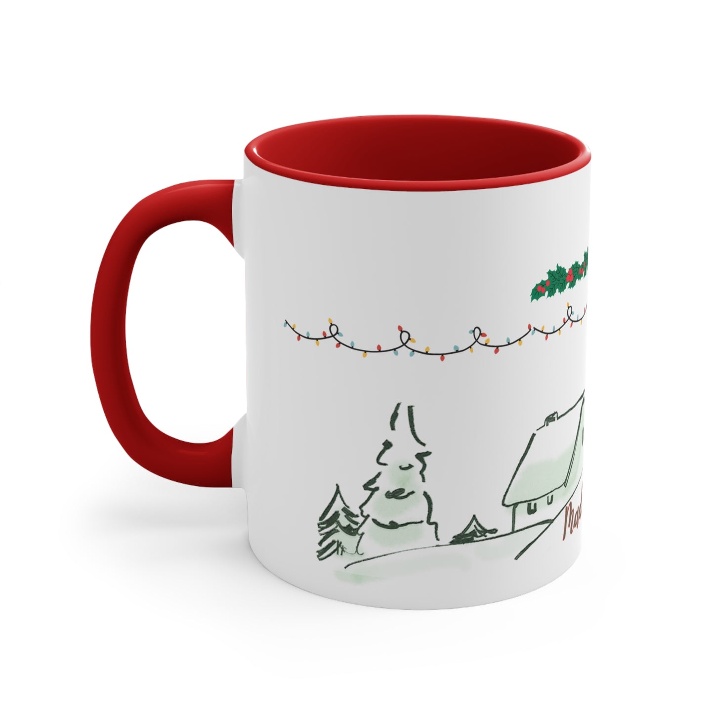 Cozy Winter Village Mug – Festive Holiday Coffee Cup for Warm Evenings & Christmas Gifting