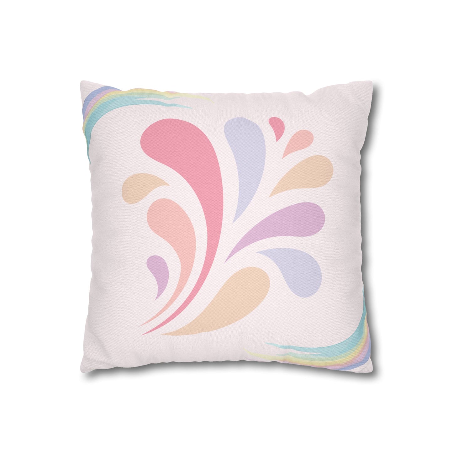 Pastel Abstract Cushion | Modern Aesthetic Throw Pillow for Living Room & Bedroom | Soft Minimalist Decor Pillow