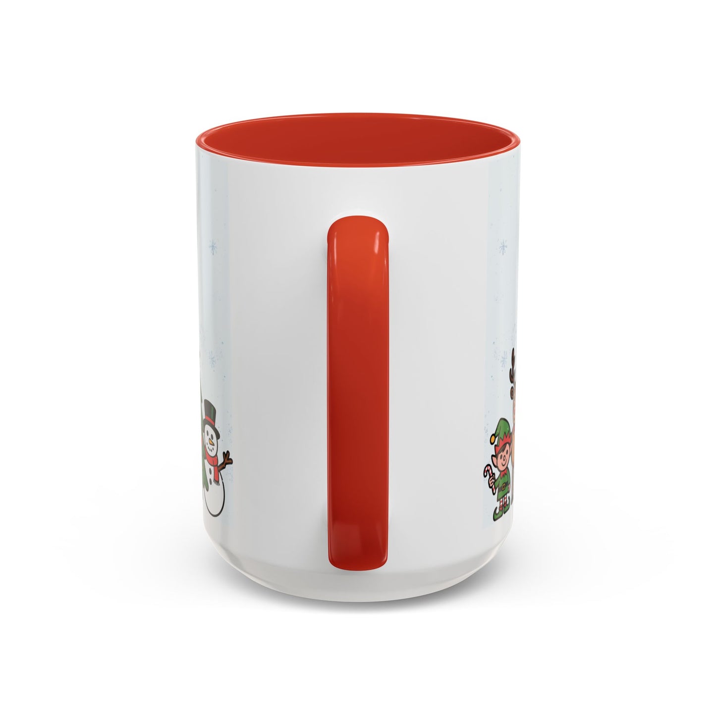 Christmas Gingerbread House Accent Coffee Mug — Festive Holiday Characters (11/15oz)