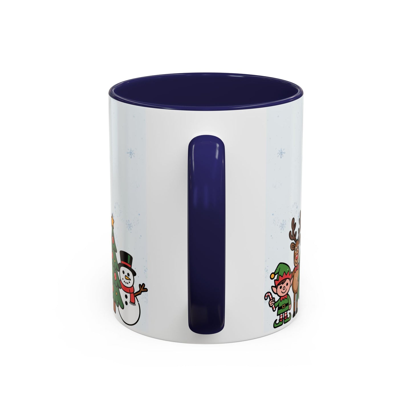 Christmas Gingerbread House Accent Coffee Mug — Festive Holiday Characters (11/15oz)