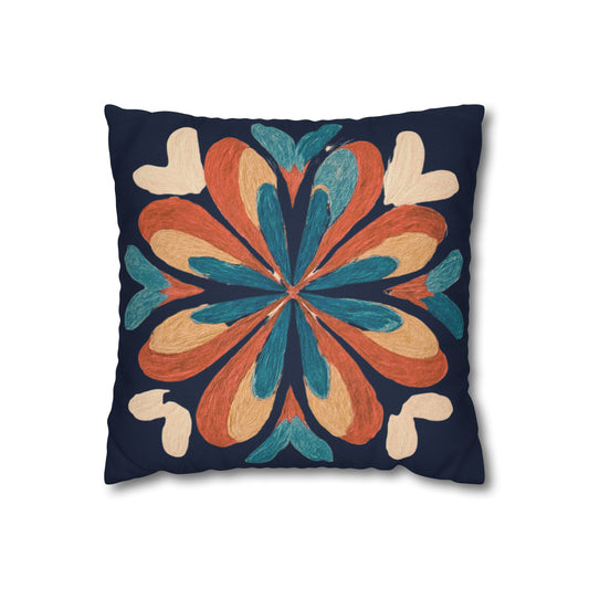 Bold Pattern Cushion Cover – Colourful Throw Pillow for Home Décor