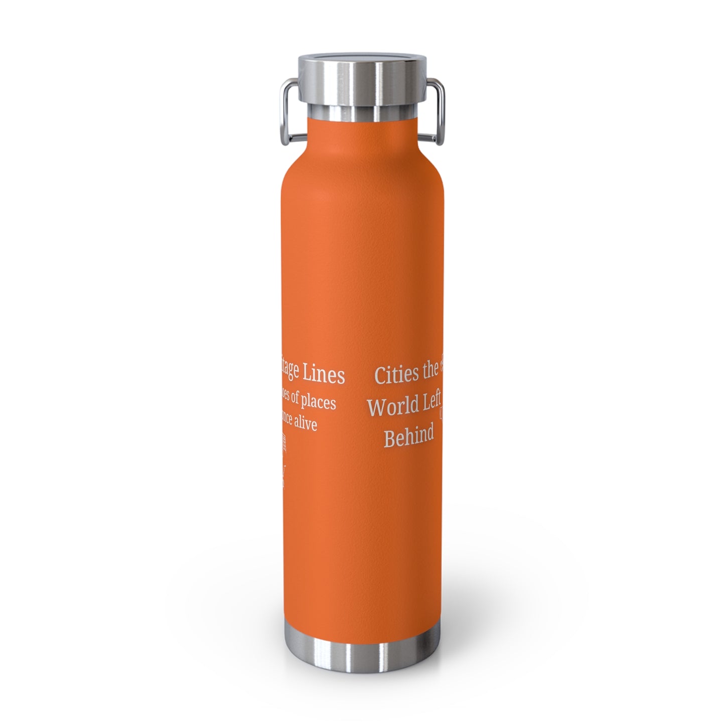 Heritage Lines Insulated Stainless Steel Water Bottle – Historic Line Art Design