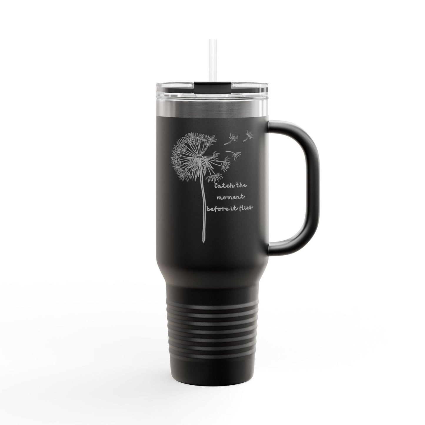 Dandelion Stainless Steel Travel Tumbler – “Catch the Moment Before It Flies” (4 Colours)
