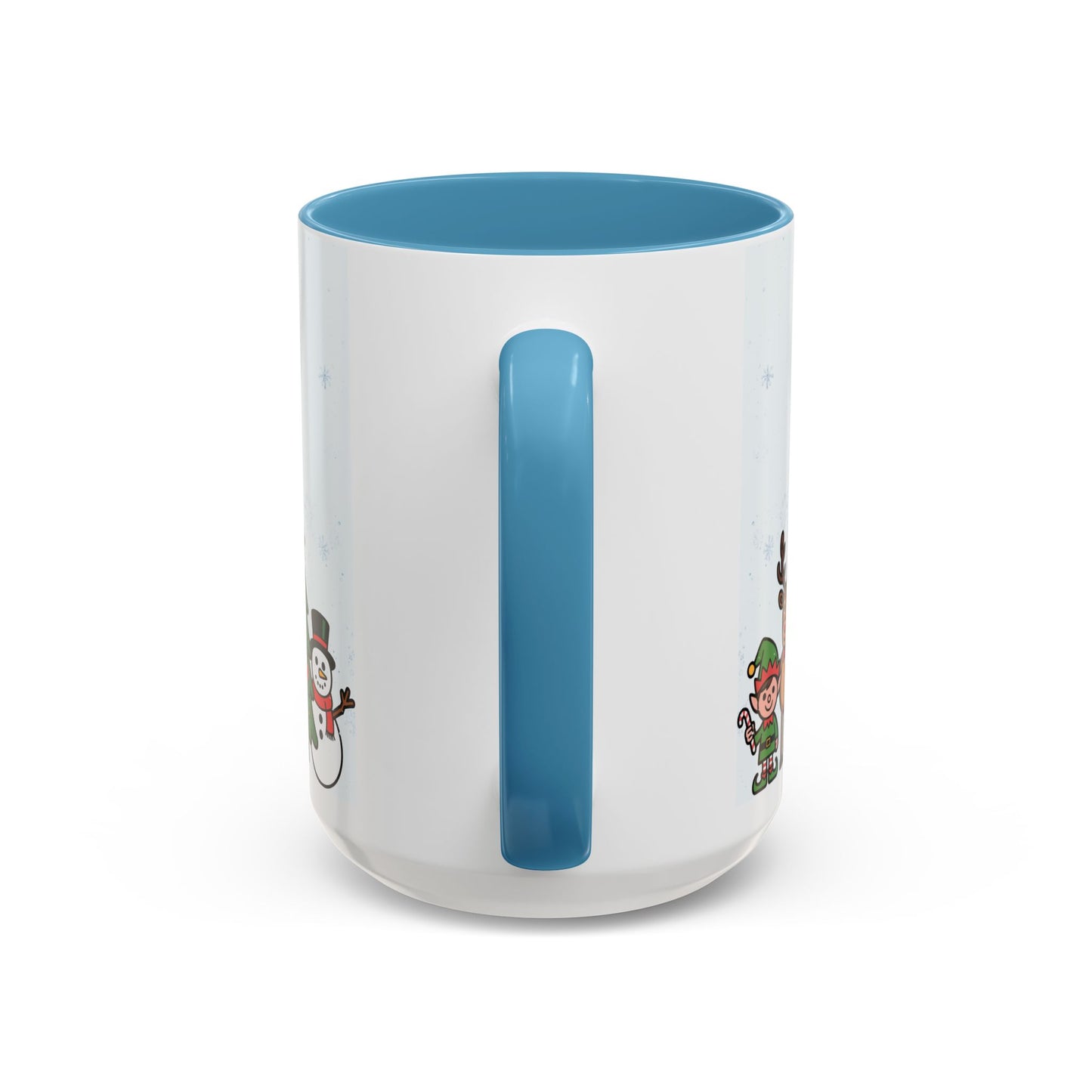 Christmas Gingerbread House Accent Coffee Mug — Festive Holiday Characters (11/15oz)