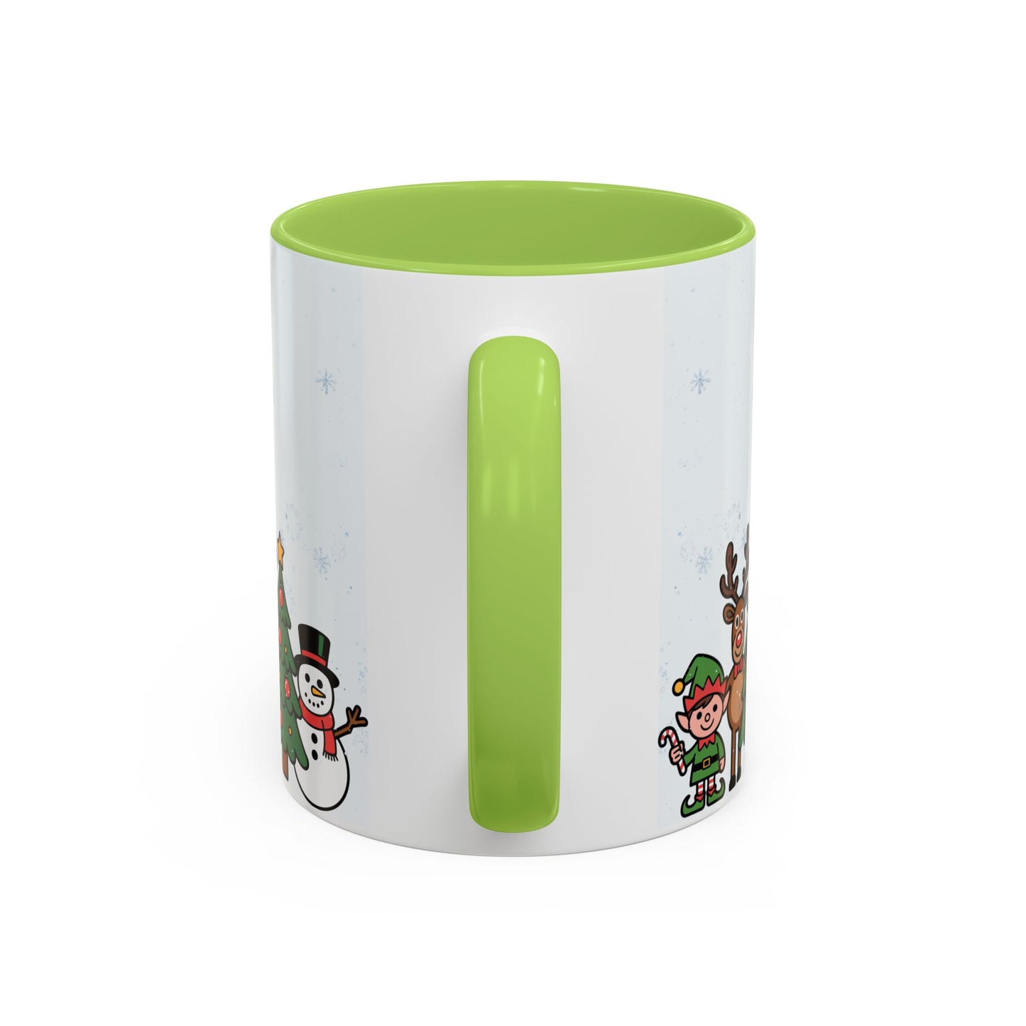 Christmas Gingerbread House Accent Coffee Mug — Festive Holiday Characters (11/15oz)