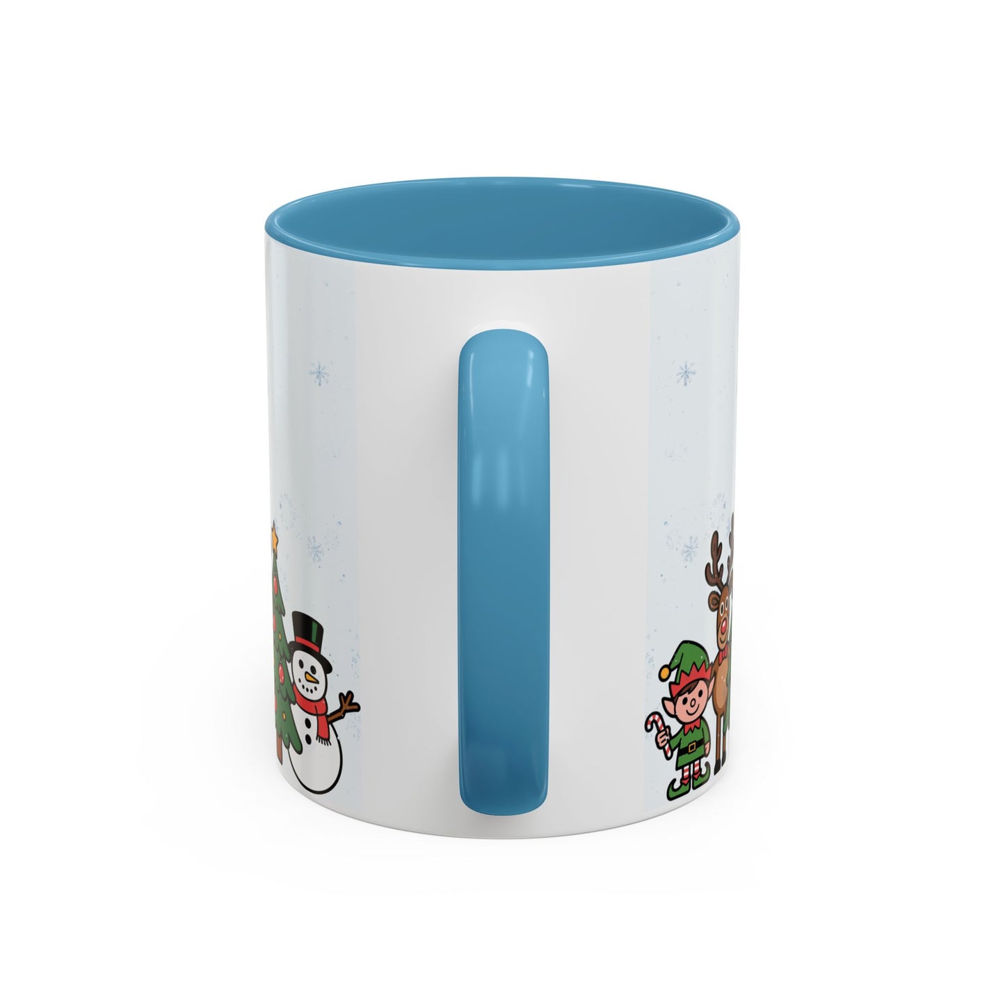 Christmas Gingerbread House Accent Coffee Mug — Festive Holiday Characters (11/15oz)