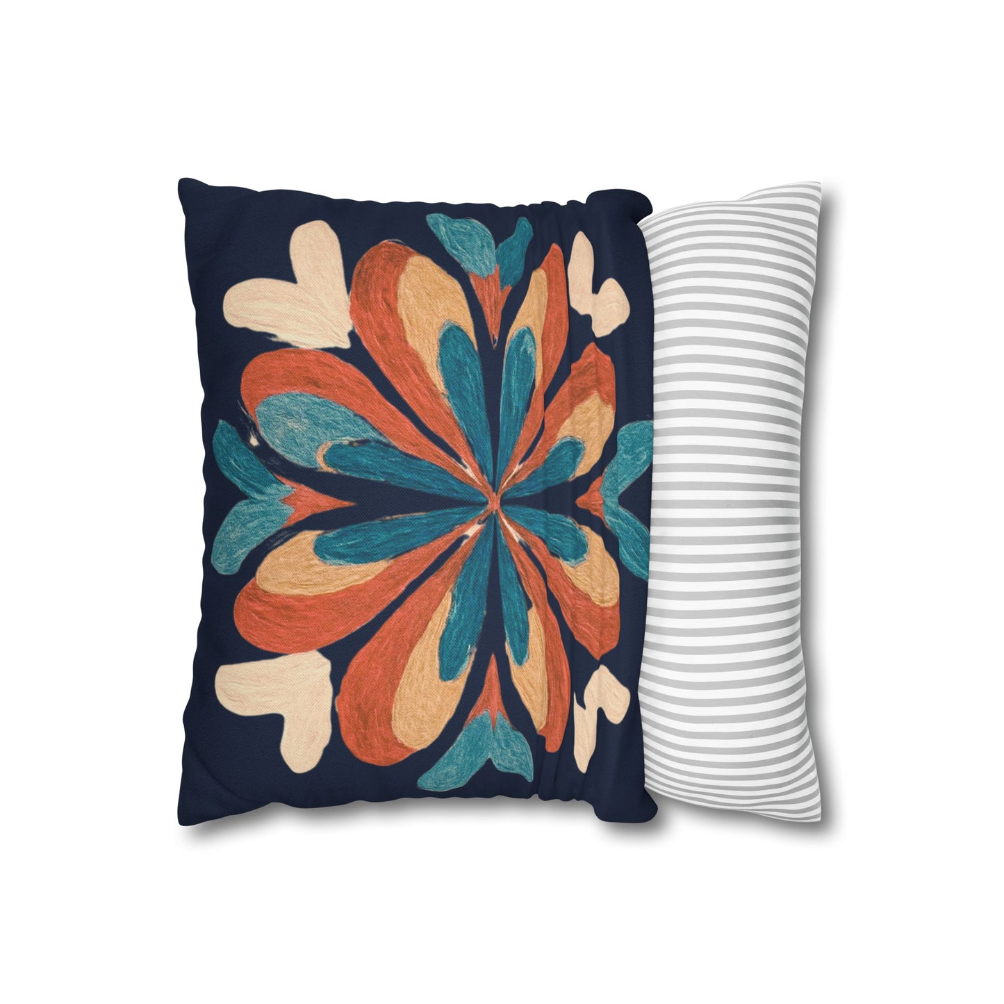 Bold Pattern Cushion Cover – Colourful Throw Pillow for Home Décor