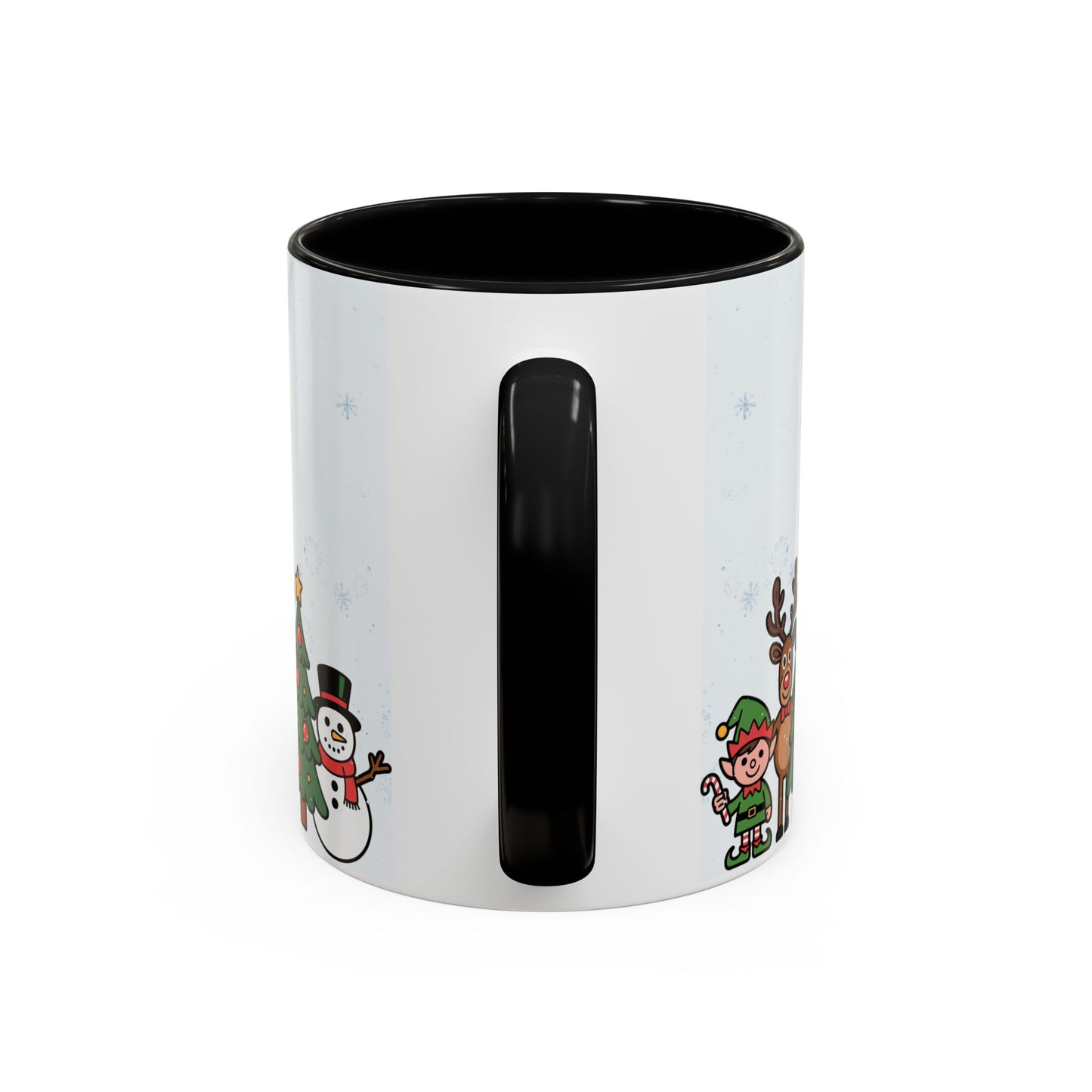Christmas Gingerbread House Accent Coffee Mug — Festive Holiday Characters (11/15oz)