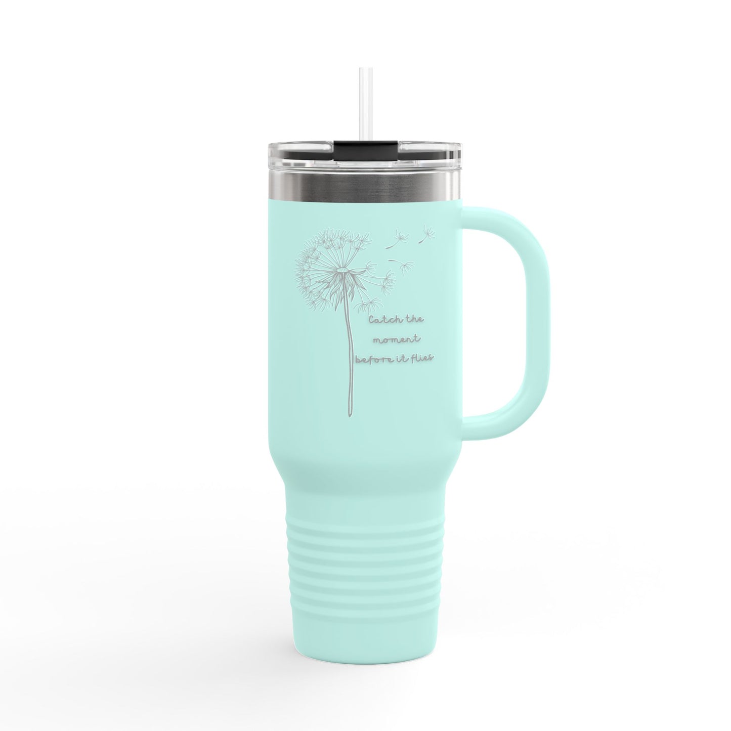 Dandelion Stainless Steel Travel Tumbler – “Catch the Moment Before It Flies” (4 Colours)