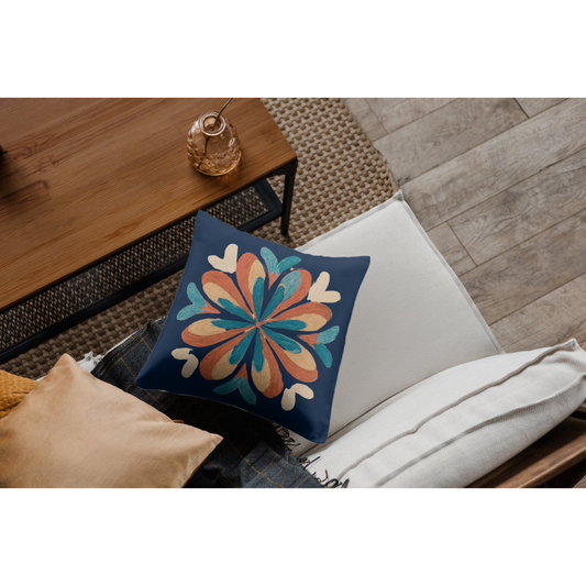 Bold Pattern Cushion Cover – Colourful Throw Pillow for Home Décor