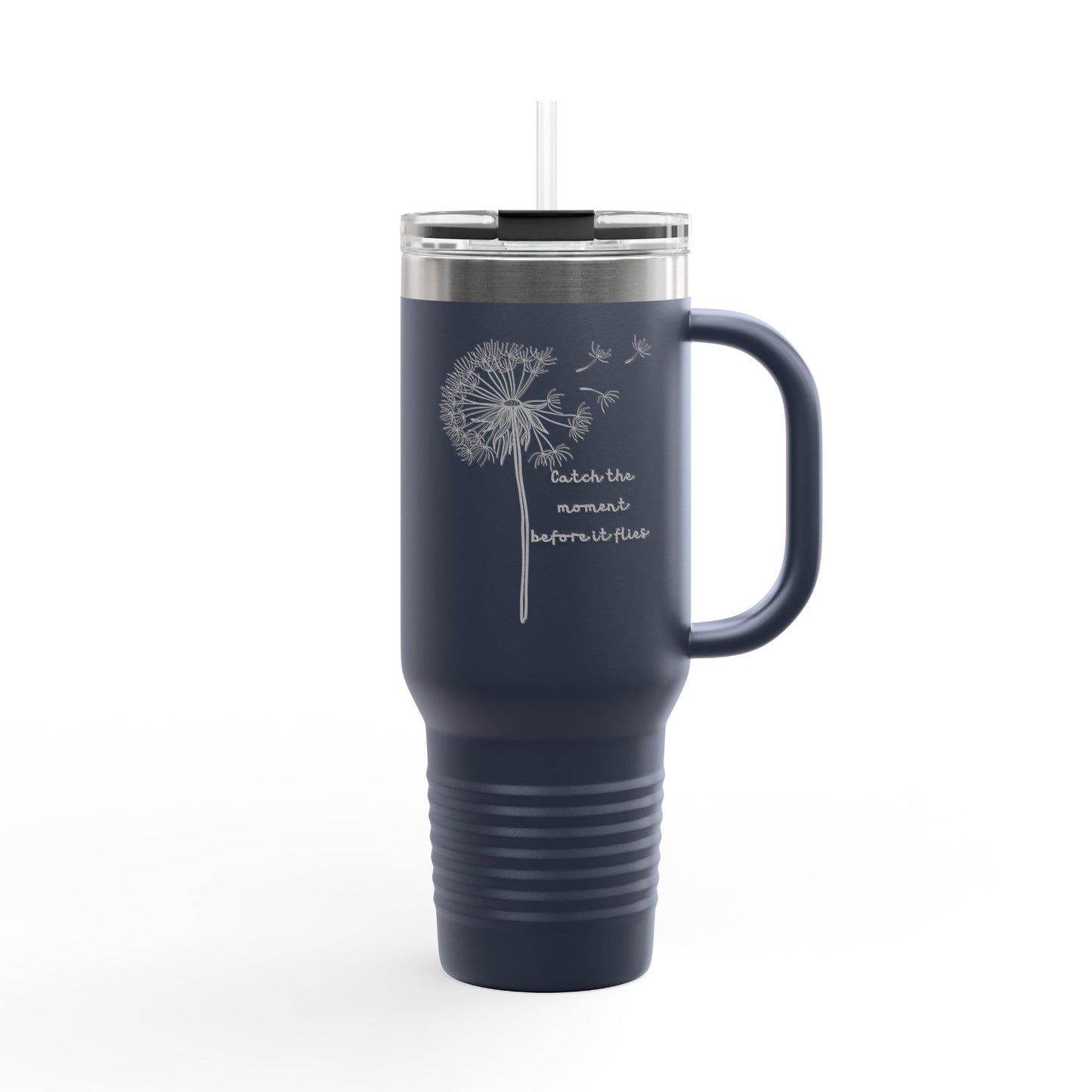 Dandelion Stainless Steel Travel Tumbler – “Catch the Moment Before It Flies” (4 Colours)
