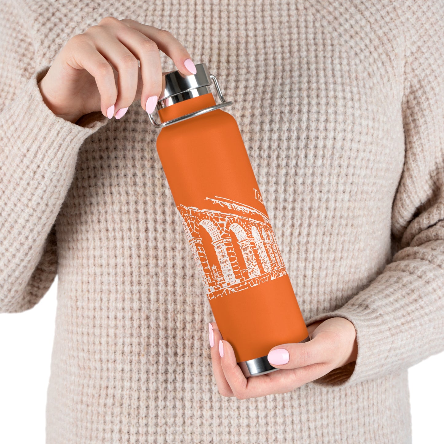 Timeless City Lines Stainless Steel Insulated Water Bottle – Travel-Friendly, Leakproof, Double-Wall Design
