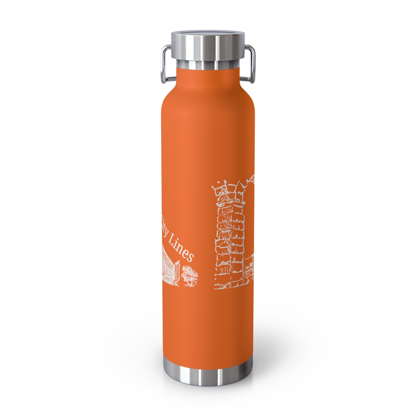 Timeless City Lines Stainless Steel Insulated Water Bottle – Travel-Friendly, Leakproof, Double-Wall Design
