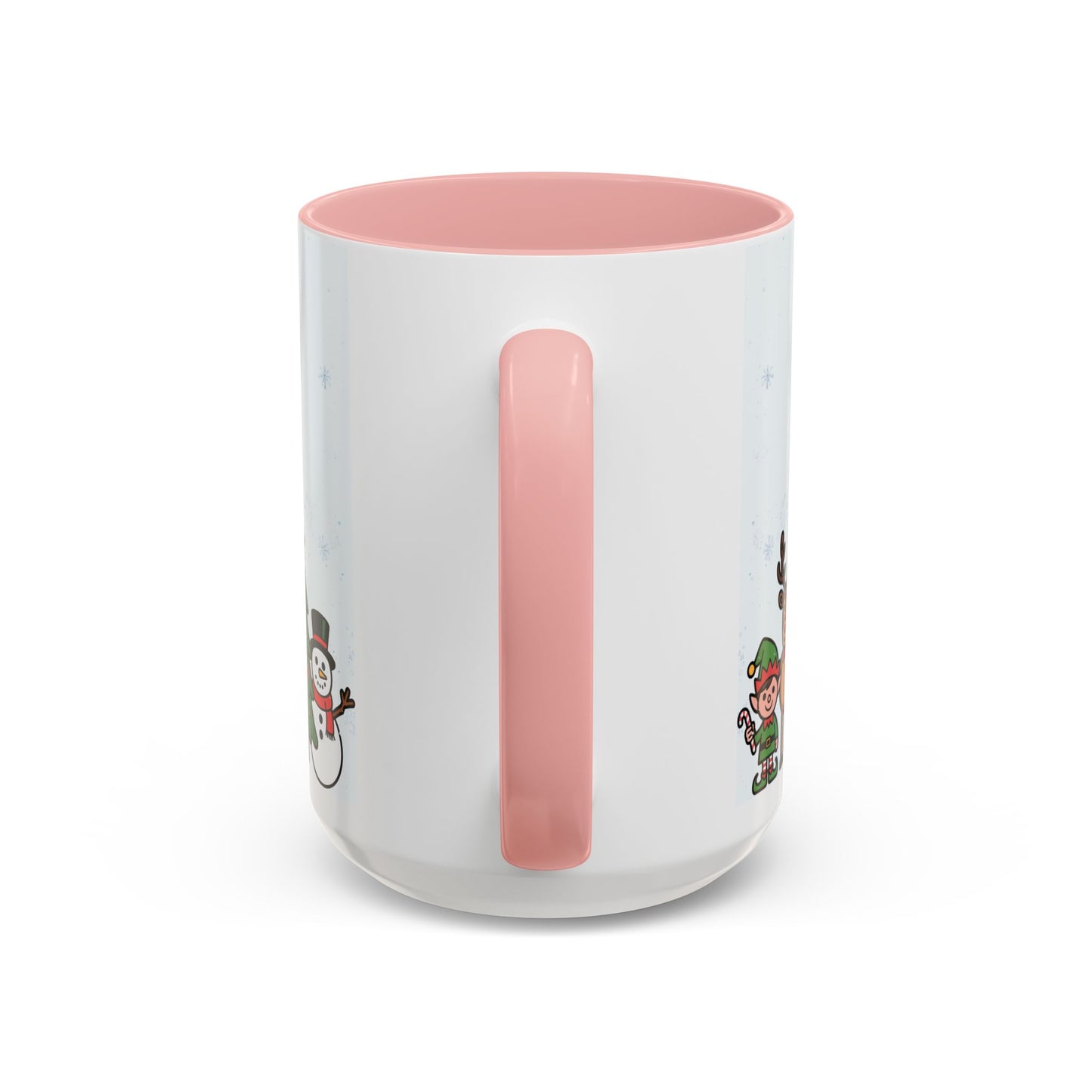 Christmas Gingerbread House Accent Coffee Mug — Festive Holiday Characters (11/15oz)