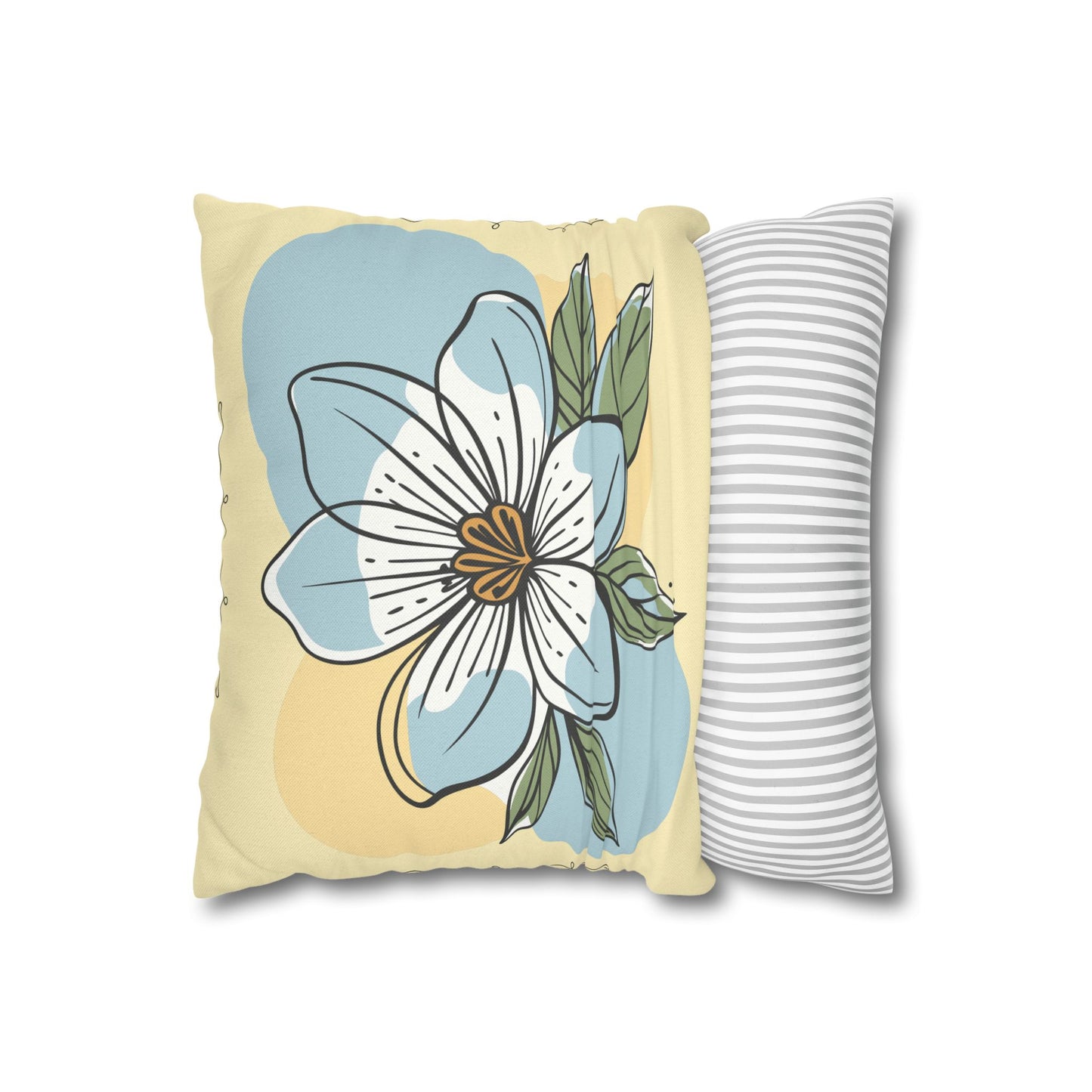 Soft Pastel Floral Cushion | Cozy Living Room & Bedroom Decor | Modern Home Styling Ideas