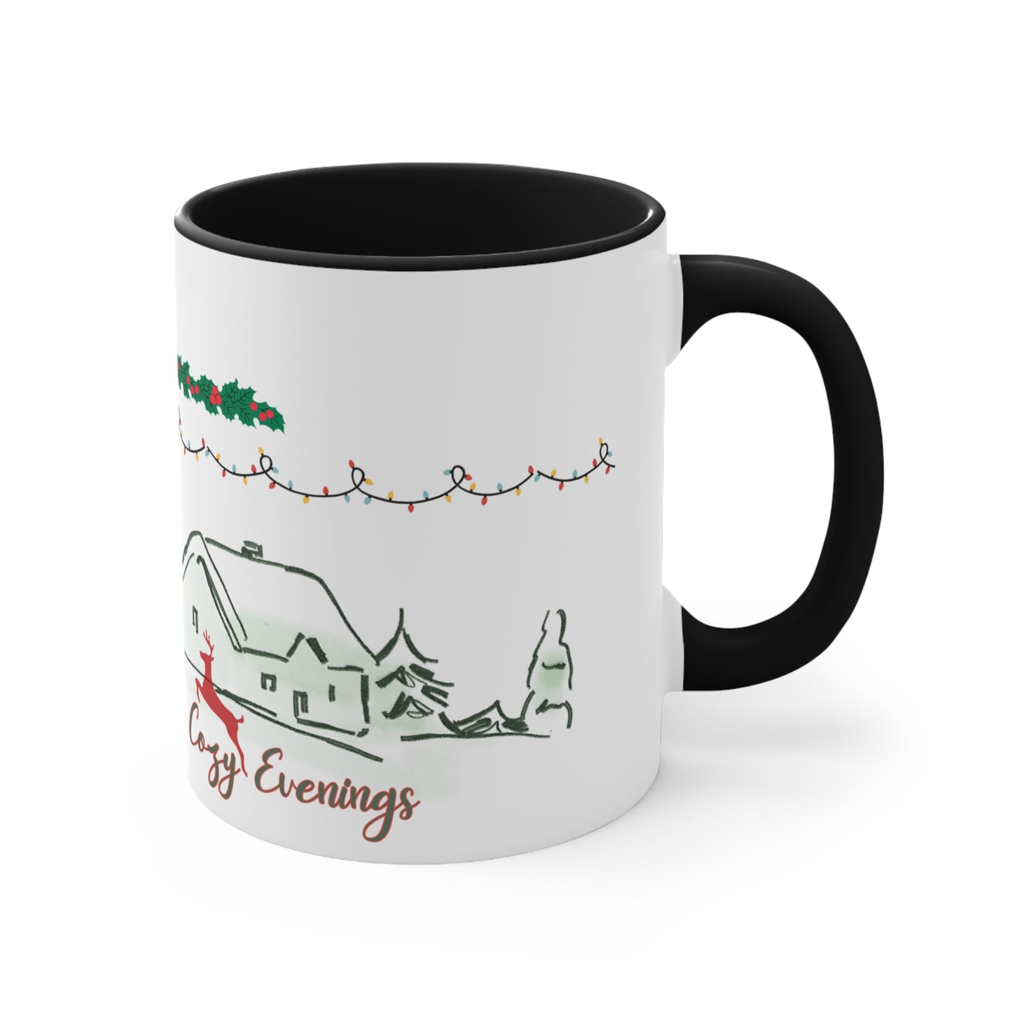 Cozy Winter Village Mug – Festive Holiday Coffee Cup for Warm Evenings & Christmas Gifting