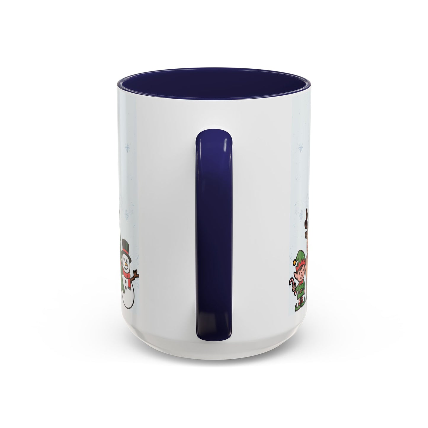 Christmas Gingerbread House Accent Coffee Mug — Festive Holiday Characters (11/15oz)