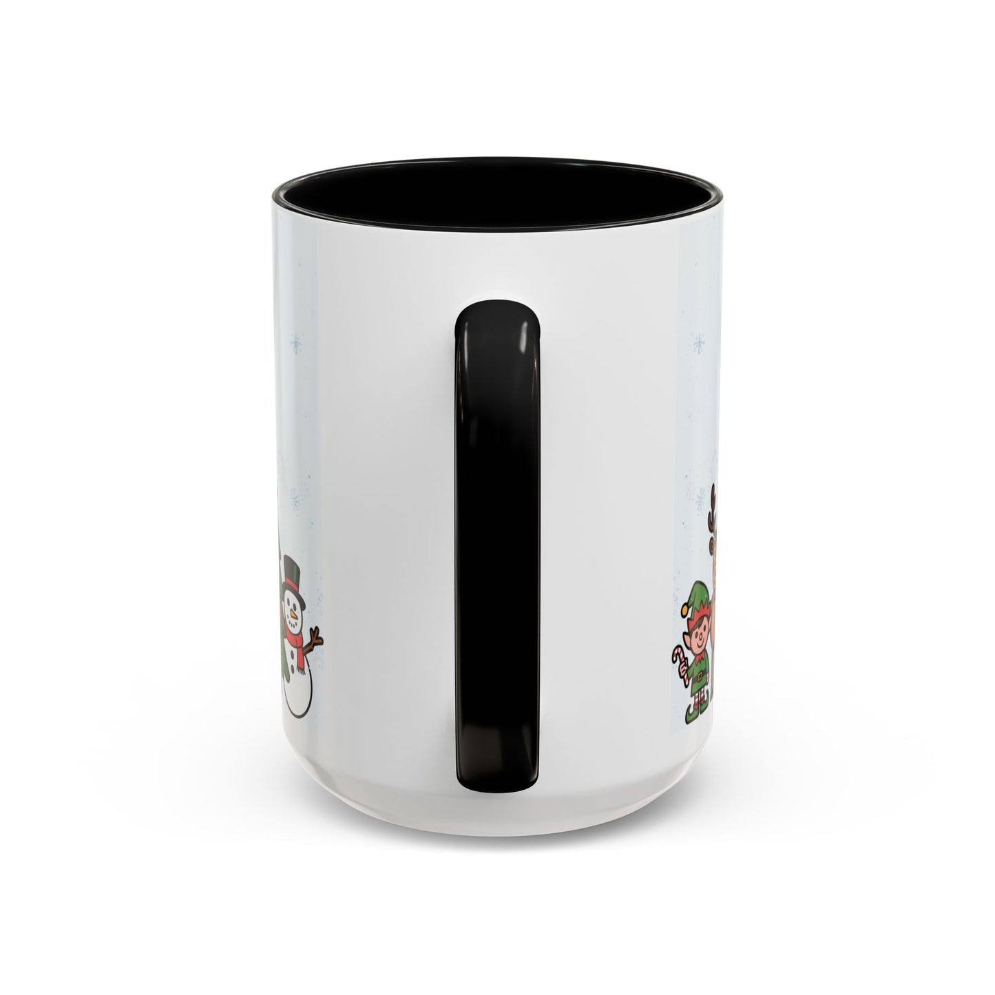 Christmas Gingerbread House Accent Coffee Mug — Festive Holiday Characters (11/15oz)