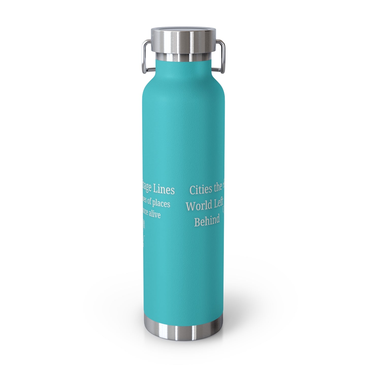Heritage Lines Insulated Stainless Steel Water Bottle – Historic Line Art Design