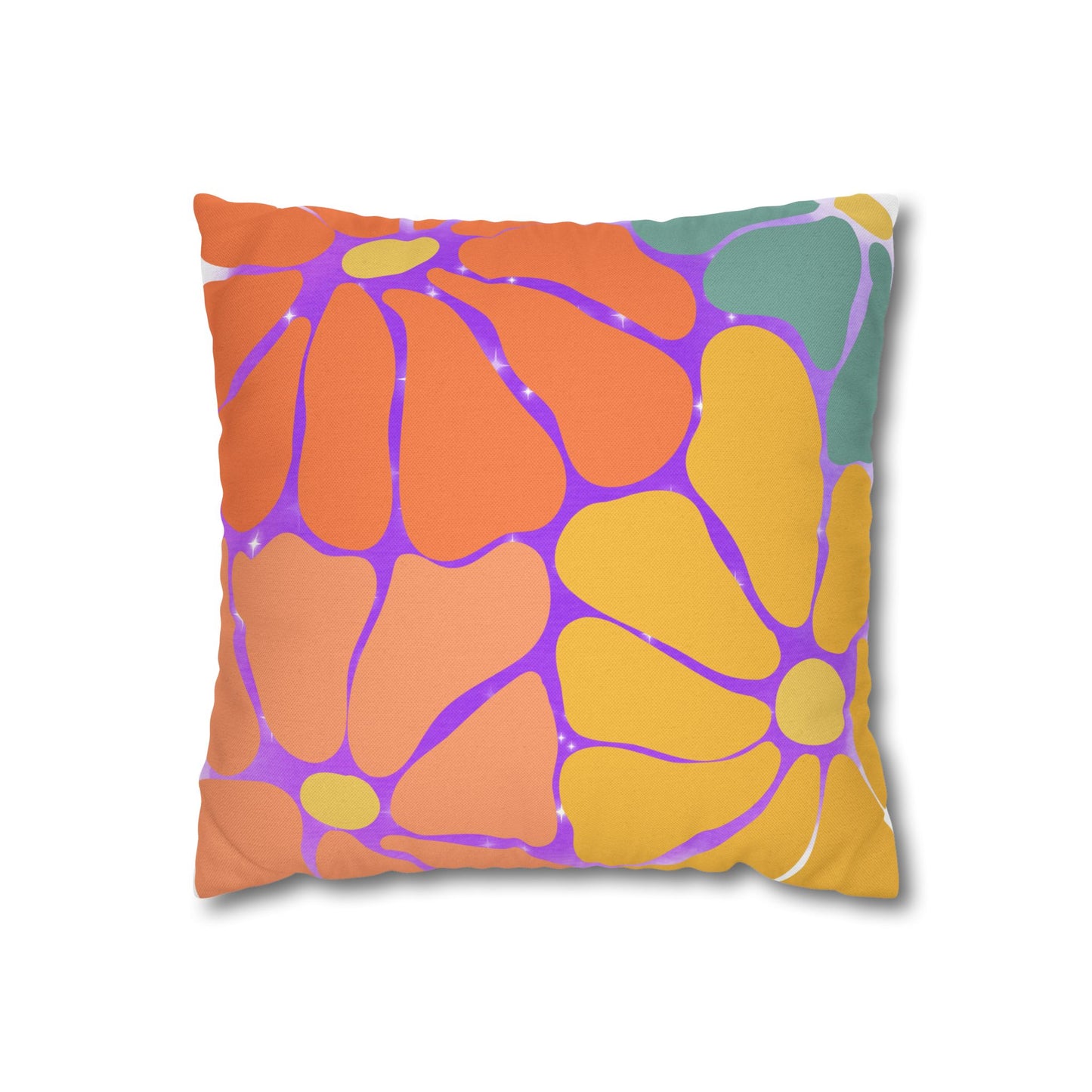 Dreamy Twilight Floral Cushion – Cozy Living Room & Bedroom Decor | Soft Decorative Pillow UK