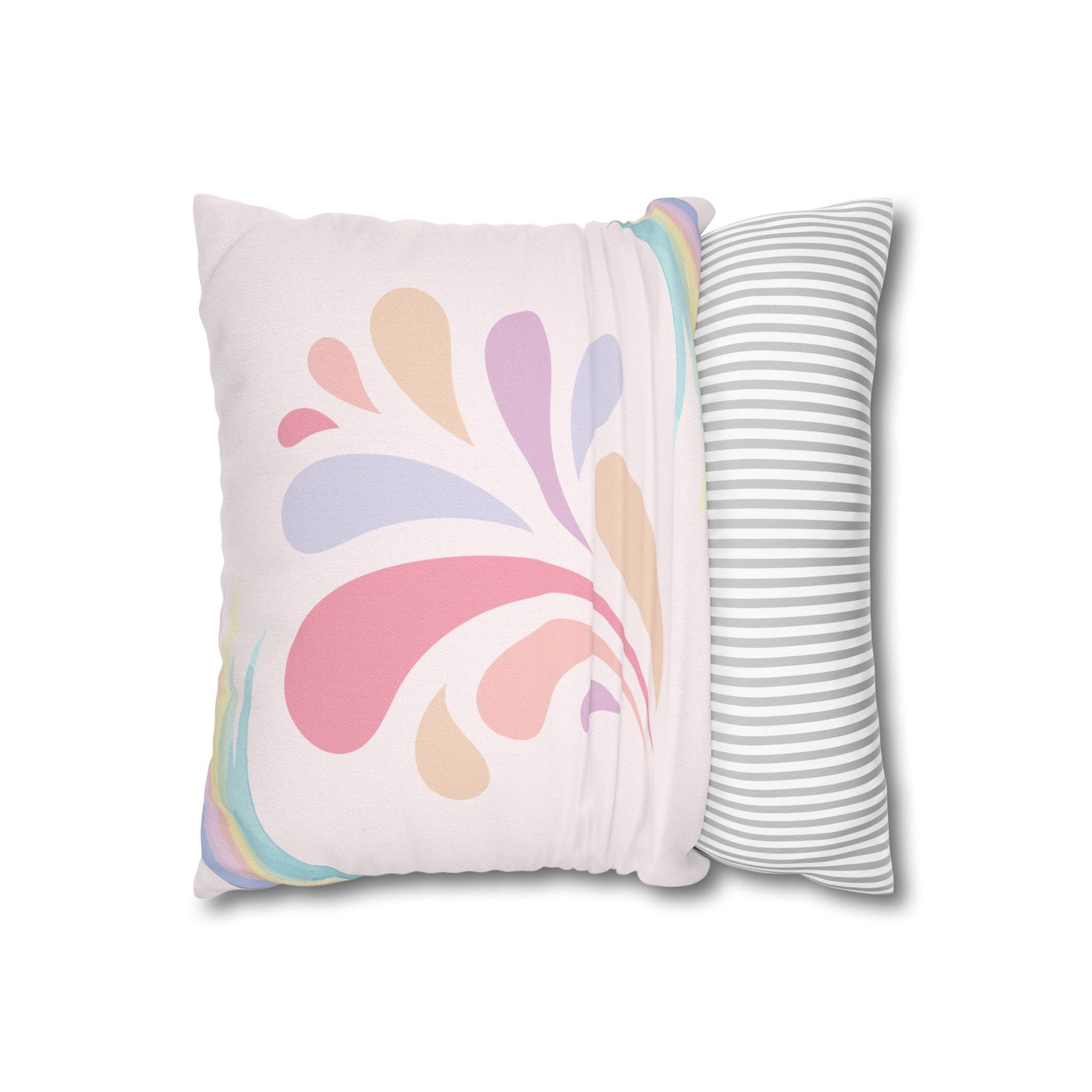 Pastel Abstract Cushion | Modern Aesthetic Throw Pillow for Living Room & Bedroom | Soft Minimalist Decor Pillow