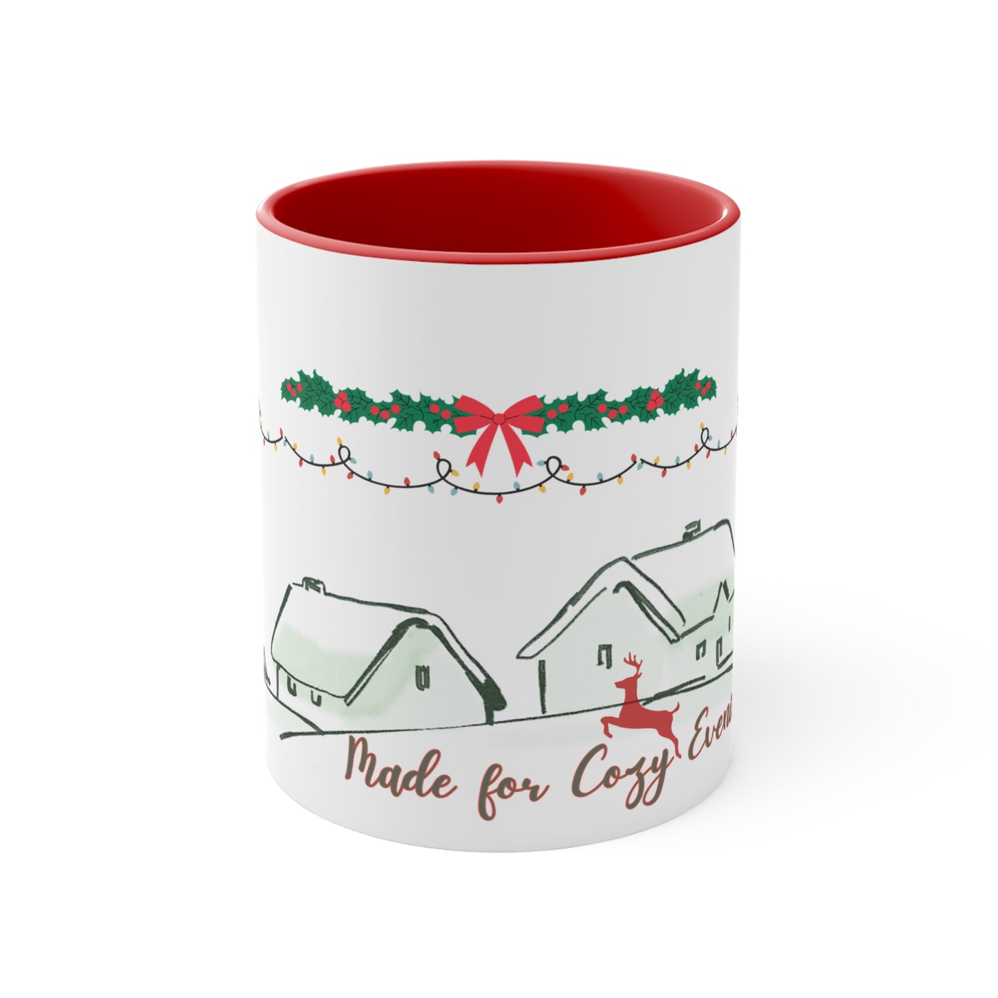 Cozy Winter Village Mug – Festive Holiday Coffee Cup for Warm Evenings & Christmas Gifting