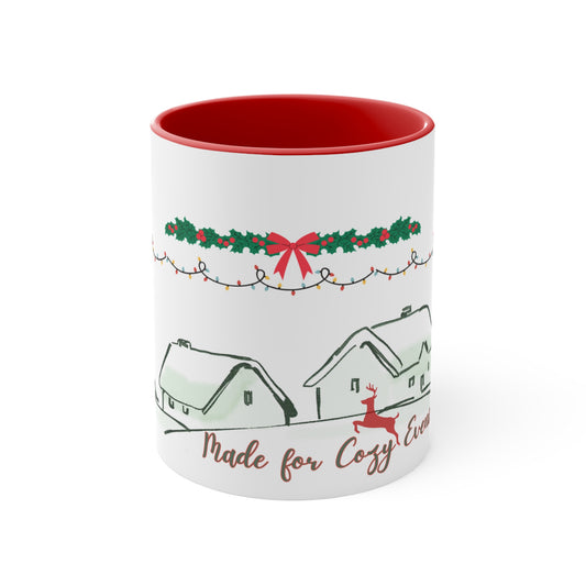 Cozy Winter Village Mug – Festive Holiday Coffee Cup for Warm Evenings & Christmas Gifting