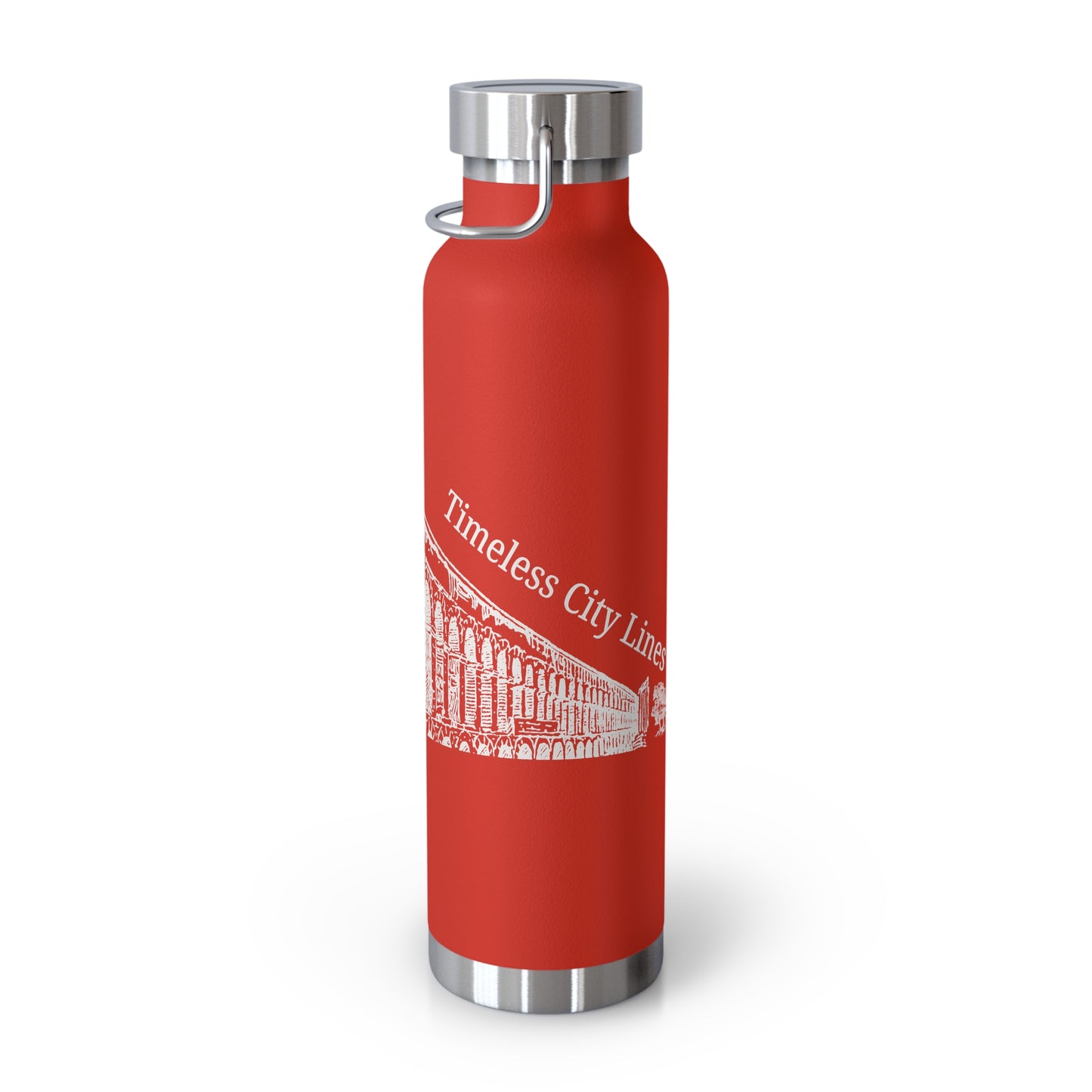 Timeless City Lines Stainless Steel Insulated Water Bottle – Travel-Friendly, Leakproof, Double-Wall Design