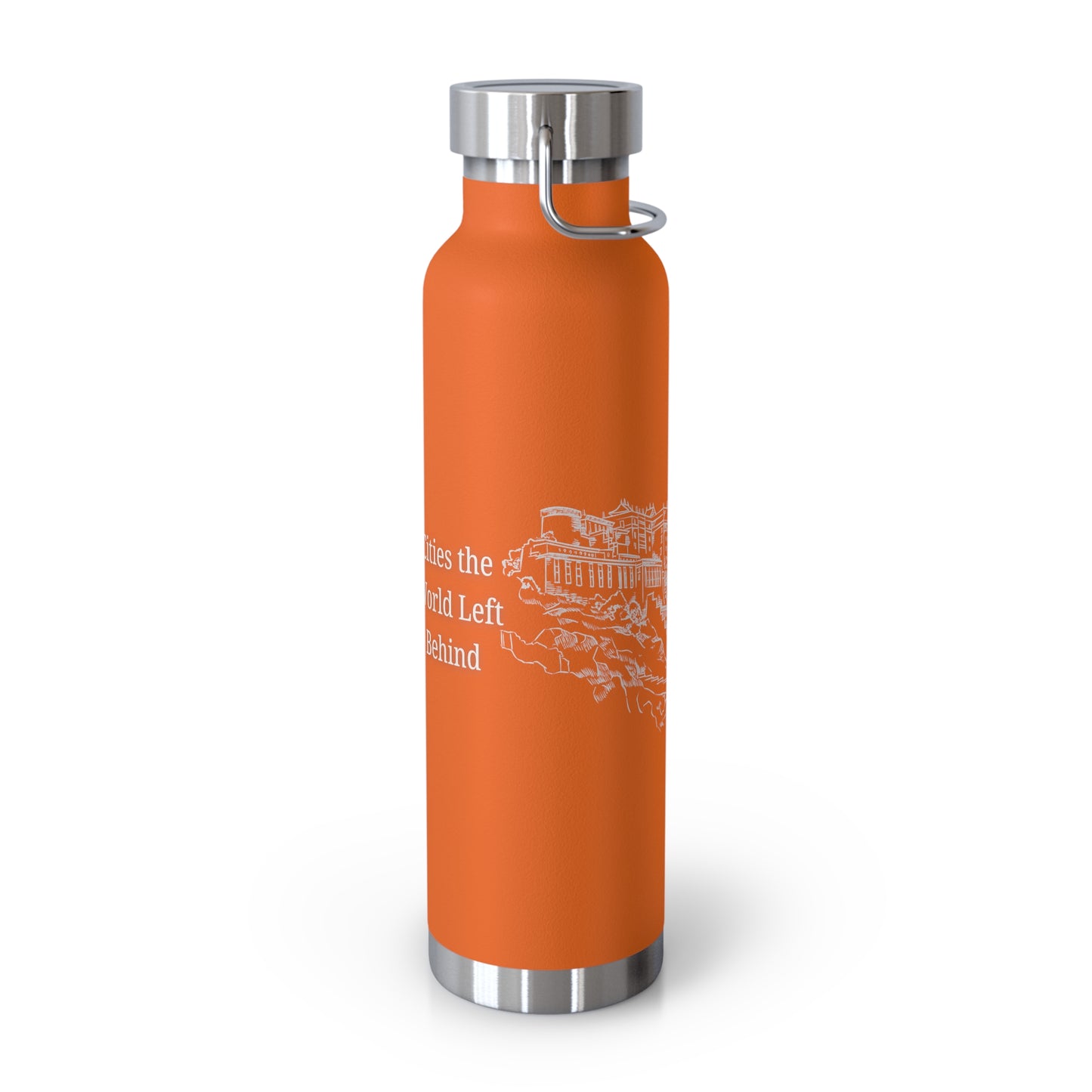 Heritage Lines Insulated Stainless Steel Water Bottle – Historic Line Art Design